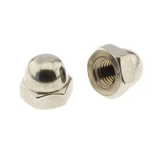 Hat Nut | No. 6 - 1/2" Inch | Stainless Steel | UNC/UNF Nut | Dome Nut