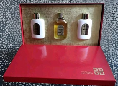 New Givenchy L'interdit Fragrance Set*Edt 1oz+Body Cream 1.3oz+Milk Bath 1oz*New