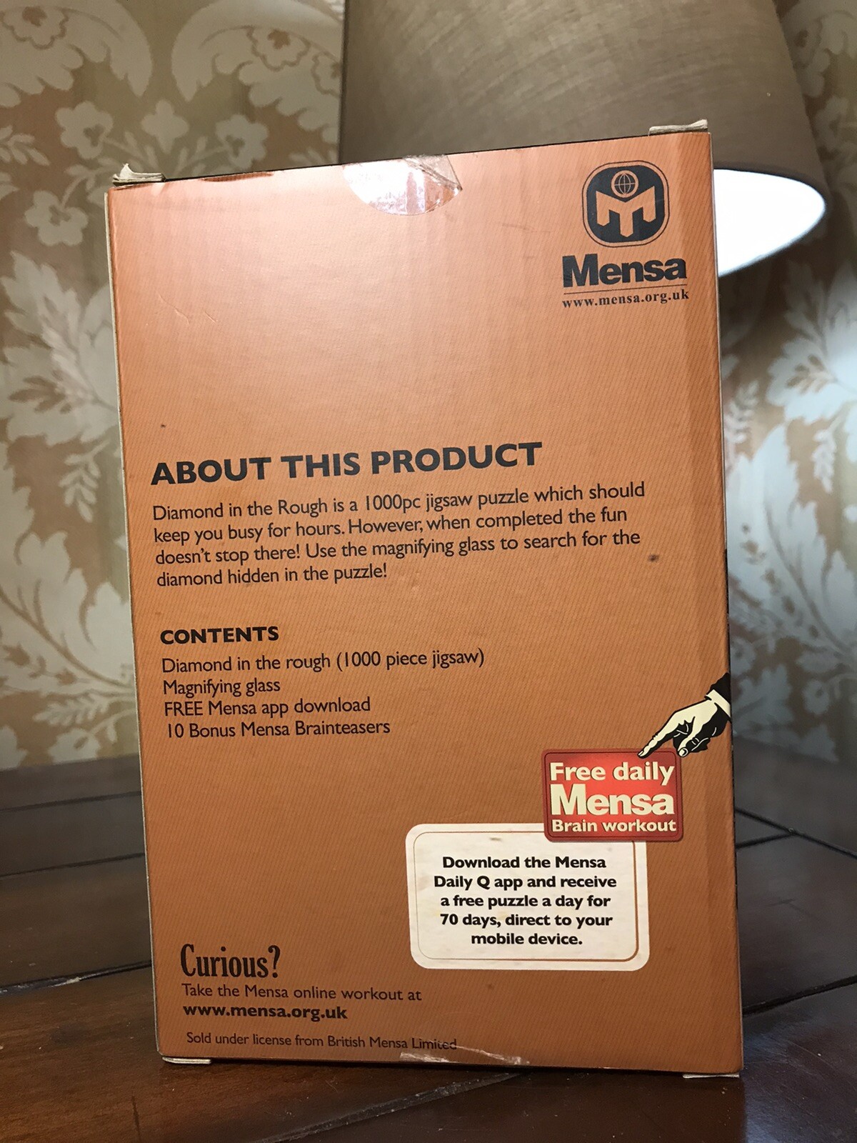 Mensa's Diamond in the Rough Jigsaw Limited Edition 1000, New B105 eBay