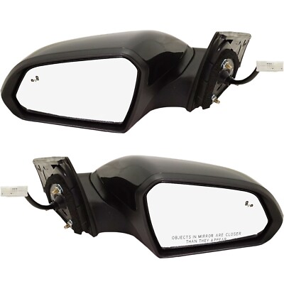 Power Mirrors For 2018-2019 Hyundai Sonata Left and Right Paintable Turn Signal