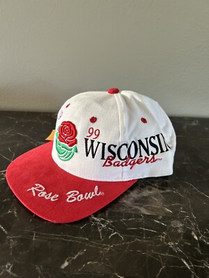 Vintage 1999 Rose Bowl Snap back Hat UCLA Bruins vs Wisconsin Badgers