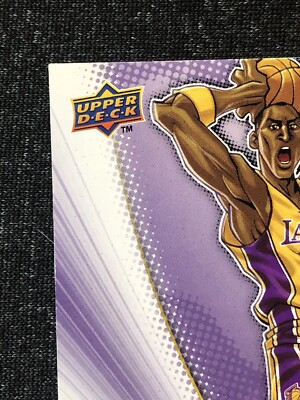 2008 Upper Deck Kobe Bryant card illustration by Bernard Chang | eBay