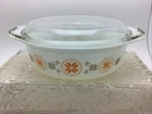 Vintage Pyrex Town & Country Casserole & Lid #043 1-1/2 Quart Size USA