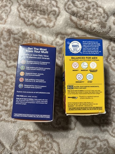(2) Nature's Way Alive! Men's Once Daily Multivitamin 50 tabs Exp-07/2025+ - Picture 5 of 5