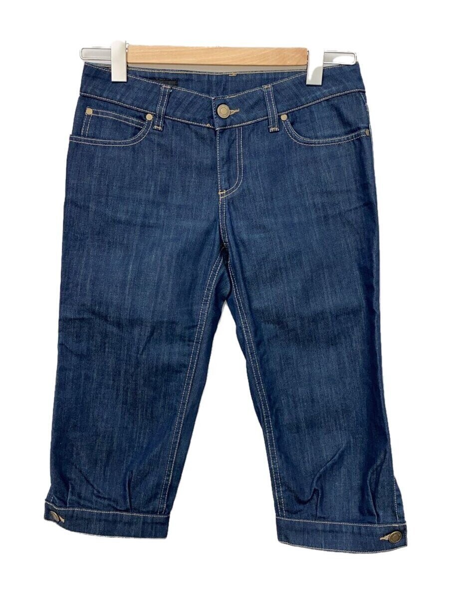 GUCCI Cropped Denim Pants Size 38 with 5 Pockets IDG Solid Wash