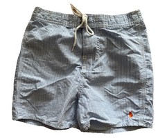 Ralph Lauren Boys Swim Trunks Board Short Style Blue Gingham 5