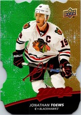 2017-18 UD MVP  COLORS AND CONTOURS JONATHAN TOEWS CANADA #10