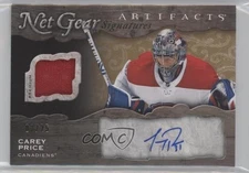 2021-22 Upper Deck Artifacts Net Gear Auto 3/25 Carey Price #NG-CP Auto 0x40
