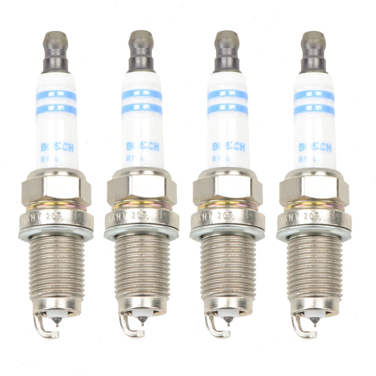 4 pc Bosch Double Iridium Spark Plugs for 2002-2009 Honda CR-V 2.4L L4 jv