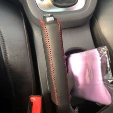 Universal Auto Handbremse Ärmel Leder Abdeckung Trim für VW Audi BMW Mercedes