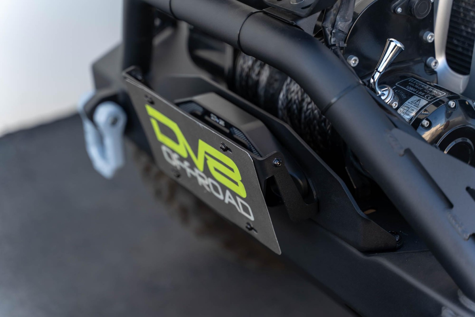 Flip-up License Plate Bracket for Fairlead Mounts | Universal Winch Access