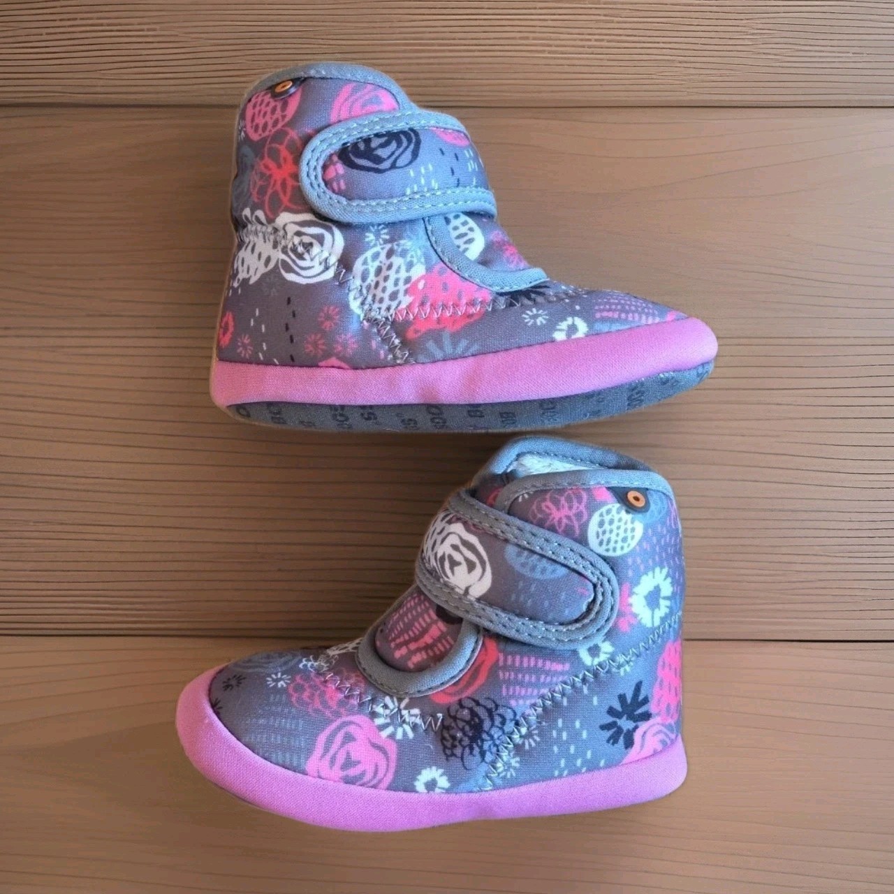 NIB Baby Bogs Elliot II Garden Rain Boots Infants Toddlers Sz 8 Waterproof New