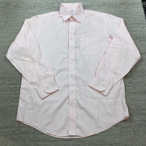 Brooks Brothers, Vintage Brooks Brothers Oxford Button Shirt 16 - 4/5 Pink OCBD Formal Mens 90s