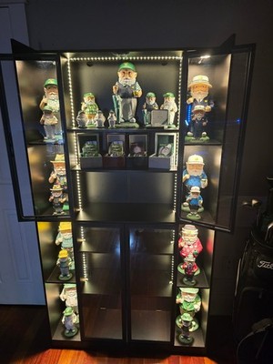 Masters Gnome Memorabilia Display Case - 2016 2018 2019 2020 2021