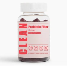 Clean Prebiotic Fiber Gummy, Clean Fiber Gummies for Men, Prebiotic Supply
