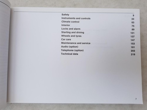 VOLVO S60 S60R Car Owners Manual 2005 #TP8147 - Picture 3 of 4