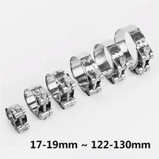 Super Clamps Heavy Duty Exhaust Clamp 201 Stainless Steel strong hose Pipe clamp