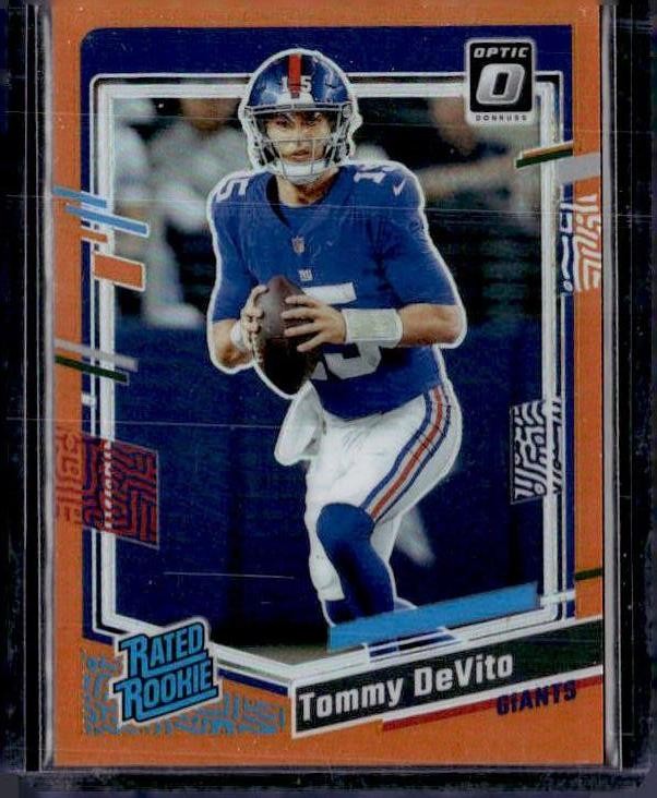2023 Donruss Optic #280 Tommy DeVito Orange #/249