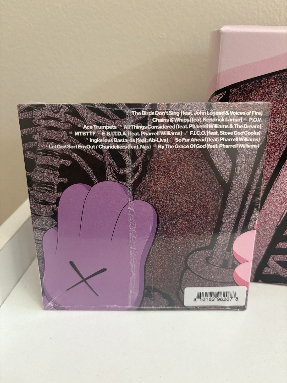 Kaws Clipse Let God Sort Em Out Tee Album CD Box Set Size XL