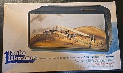 Tonka Dioramas Moment Of Flight,The Wright Flyer 7011 Diorama Kit-NIB US Seller