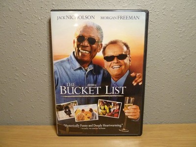 The Bucket List (DVD, 2007) Jack Nicholson, Morgan Freeman, Dramatic Comedy