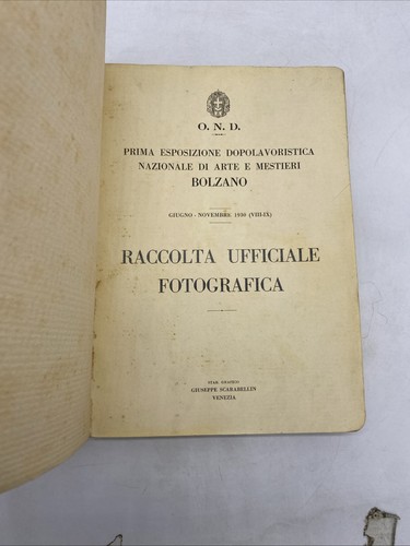 O.N.D. - RACCOLTA UFFICIALE FOTOGRAFICA - SCARABELLIN ED. VENEZIA - Foto 4 di 24