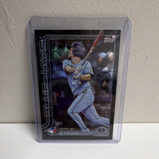 Topps 2025 Update Series Myles Straw #US340 Blue Jays Parallel /10 MLB