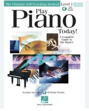 Play Piano Today Level 1 Updated /Revised Edition Instructional Book