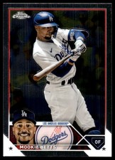 Mookie Betts 2023 Topps Chrome #150 Los Angeles Dodgers FREE SHIP AutographDen