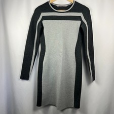 Athleta Boreal Two Tone Wool Blend Sweater Dress Women’s XS Long Sleeve Warm