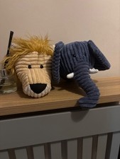jellycat lion and elephant heads