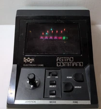 Vintage 1982 Epoch Astro Command Electronic Handheld Game Joystick Fire Working