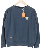 Good Genes Damen Sweatshirt S Blaues Logo Pullover Reine Baumwolle Langarm