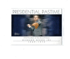 2004 Topps Presidential Pastime Richard Nixon #PP36