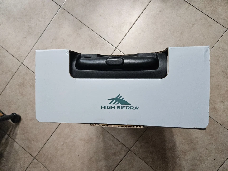 High Sierra Black 21.5” Wheeled Duffel Bag Drop Bottom Black Carry On Bag - Image 4 of 4