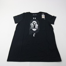 Cincinnati Bearcats Under Armour HeatGear Short Sleeve Shirt Women's Black New