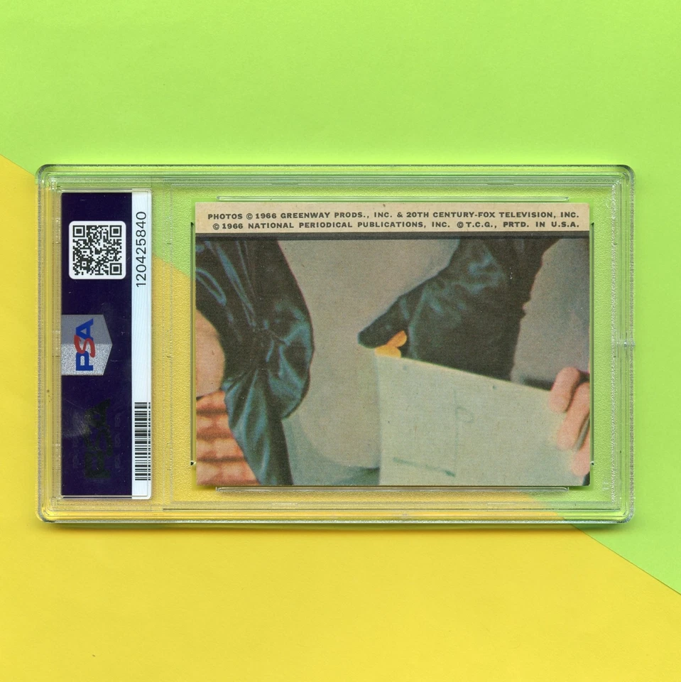 Original 1966 Topps Batman Bat Laffs Trading Card #26 PSA 6 - Image 2 of 3