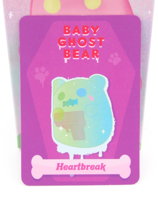F.UN ShinWoo LOVE OR DEATH Baby Ghost Bear HEARTBREAK Figure OPEN