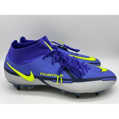 Nike Phantom GT2 Elite DF SG-Pro AC Sapphire/Volt-Gray Fog DJ8042-571 Size 12