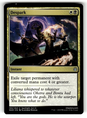 #ad #ad Despark U War of the Spark 190 NM $2.00