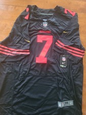 Nike On Field NFL SF 49ers Colin Kaepernick Black Jersey Stitch Size 56