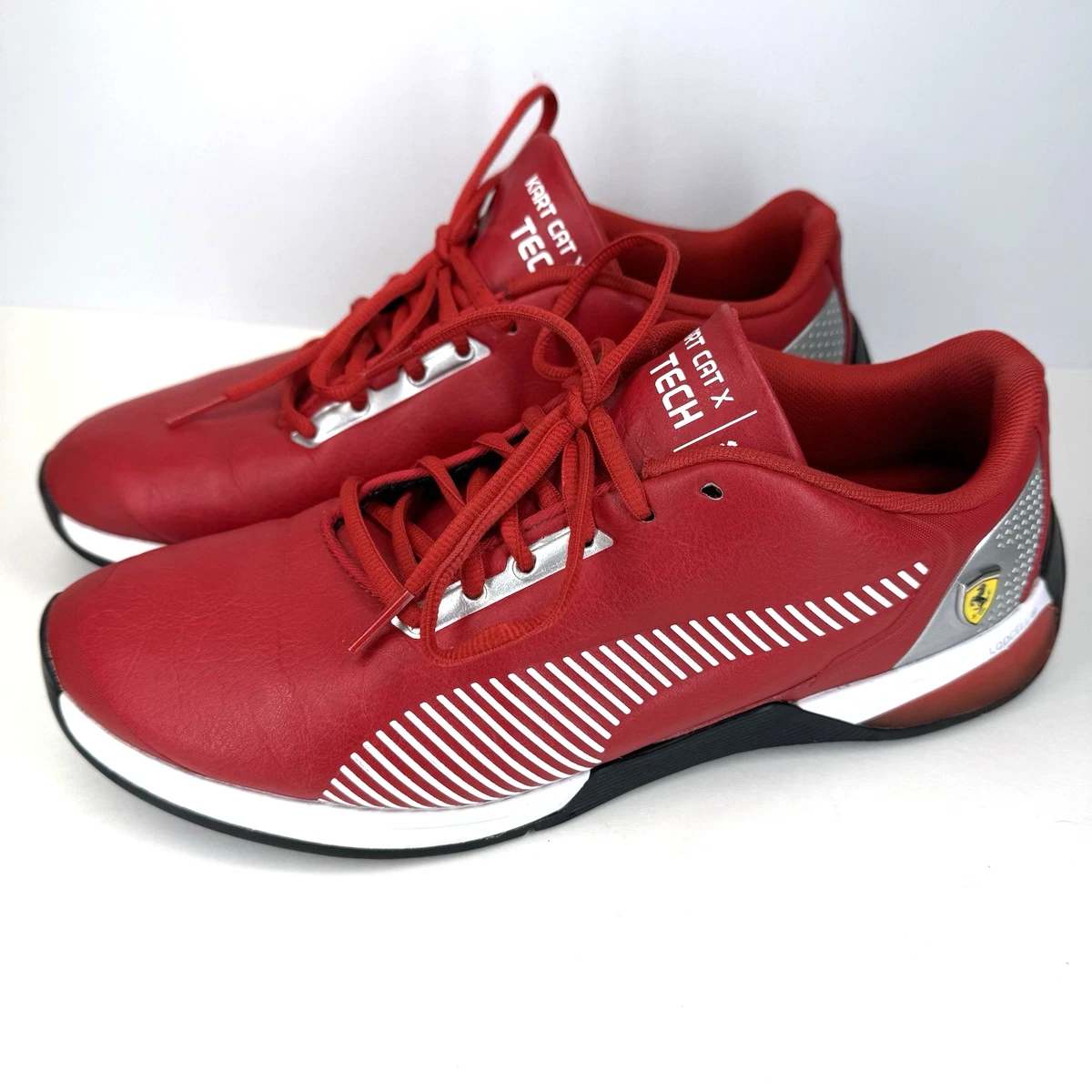 PUMA SF Ferrari Kart Cat-X Tech Aerocat Mid Top Racing Shoes 306549 01 SZ US 11 NEW MENS PUMA SF Ferrari Kart Cat-X Tech Aerocat SHOES  main image 2