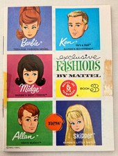 Vintage Barbie Exclusive Fashions By Mattel Book 3  146-40