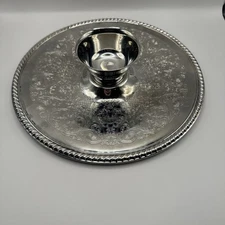 International Silver Company Chip And Dip Server Tray Dish