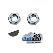2x Mutter für Kurbelwelle Variomatik + Polrad + Zündkeil für Yamaha Aerox 50 2T