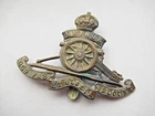WW1 Era Royal Artillery (RA) Economy Cap Badge