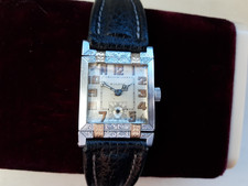 Vintage Bulova Art Deco men's watch working