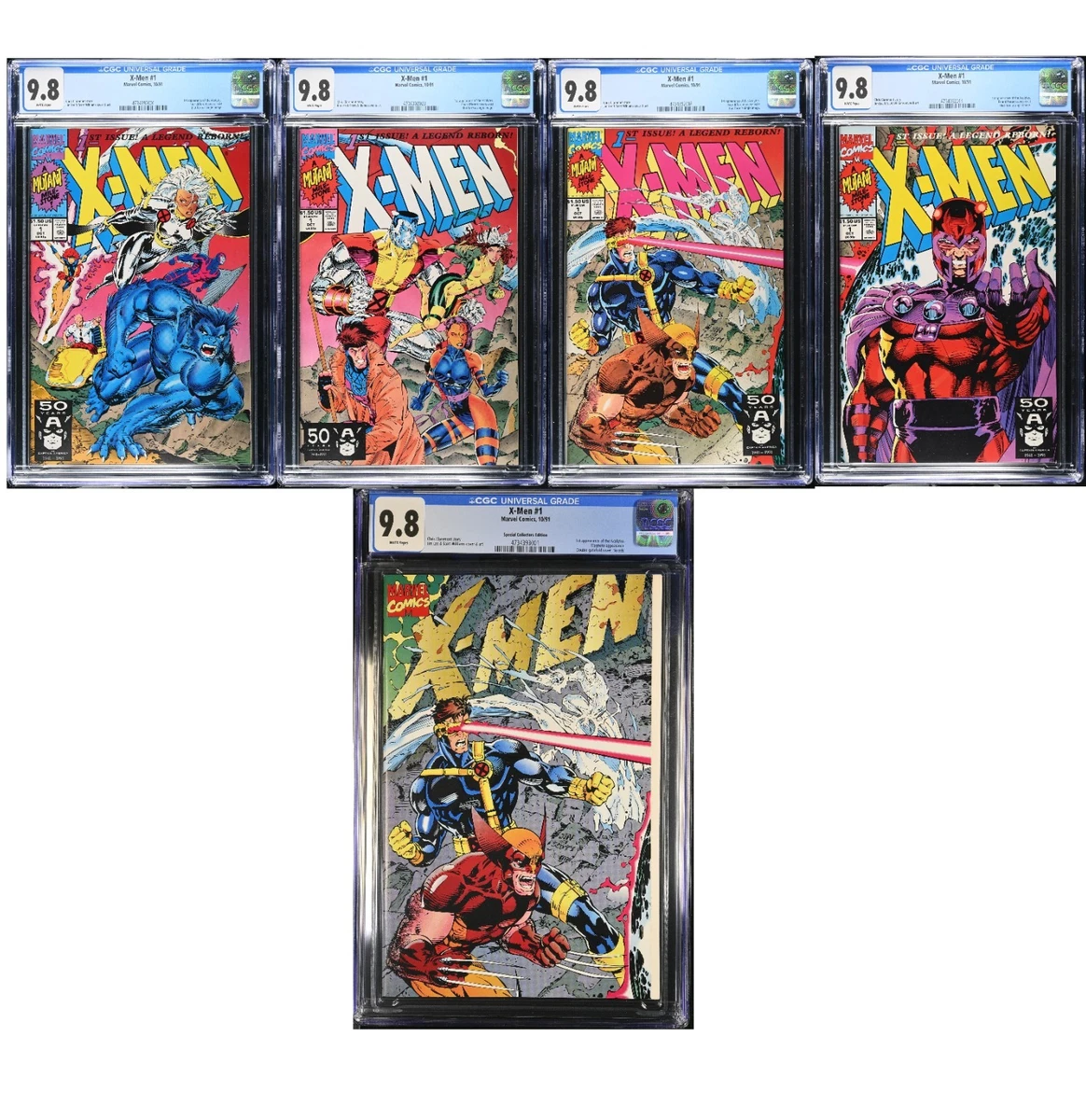 X-Men Certified Guaranty Company (CGC) 9.8 Near Mint/Mint Comics