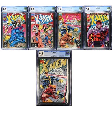 X-Men #1 1991 CGC 9.8 Complete Set (All Covers) with Collectors Edition Graded