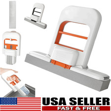 Mini Foldable Desktop Mop Portable Self Squeeze Mini Wet/Dry Cleaning Sponge Mop